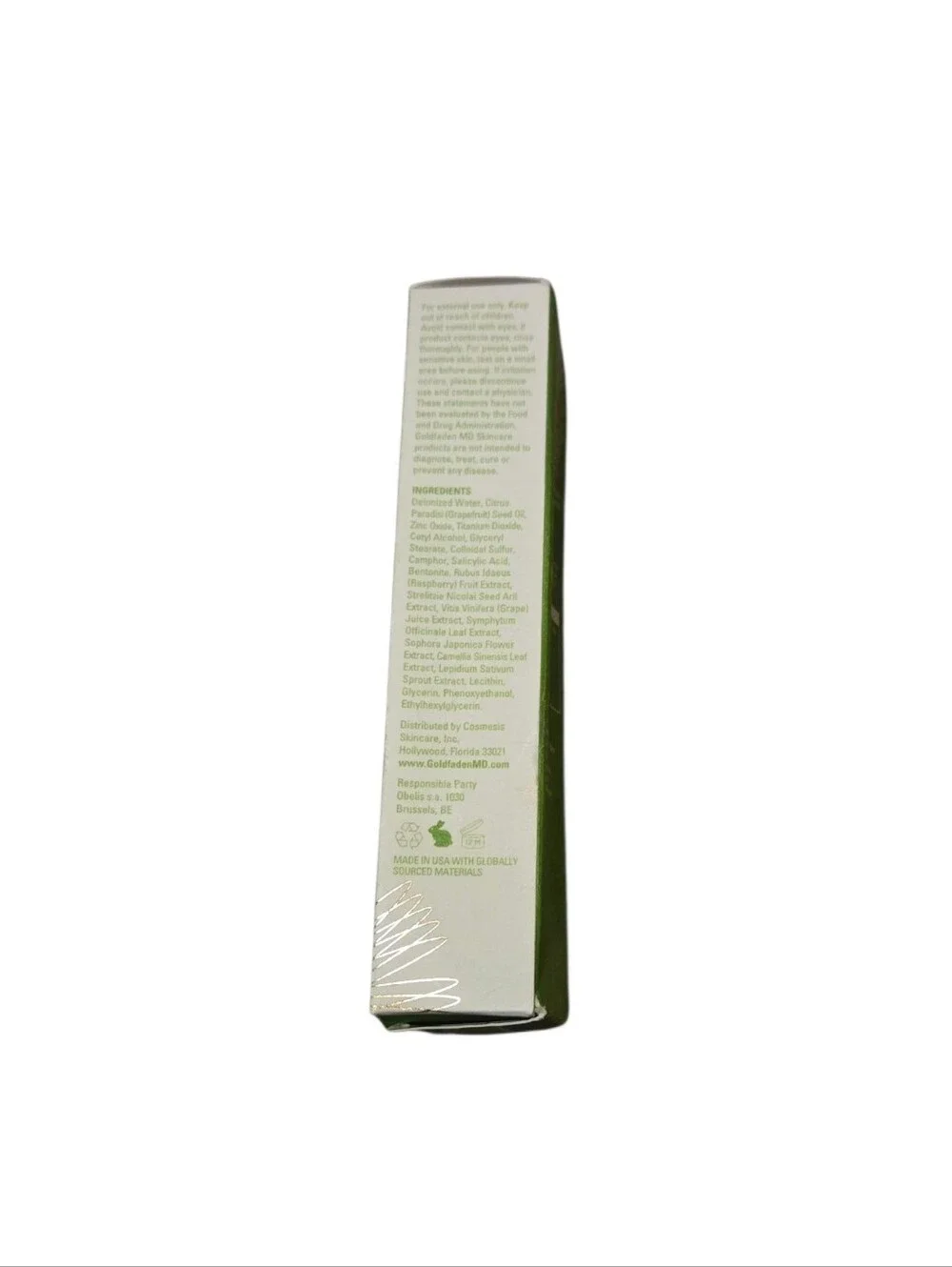 Goldfaden MD Facial Detox Clarify + Clear Mask 2 oz NIB